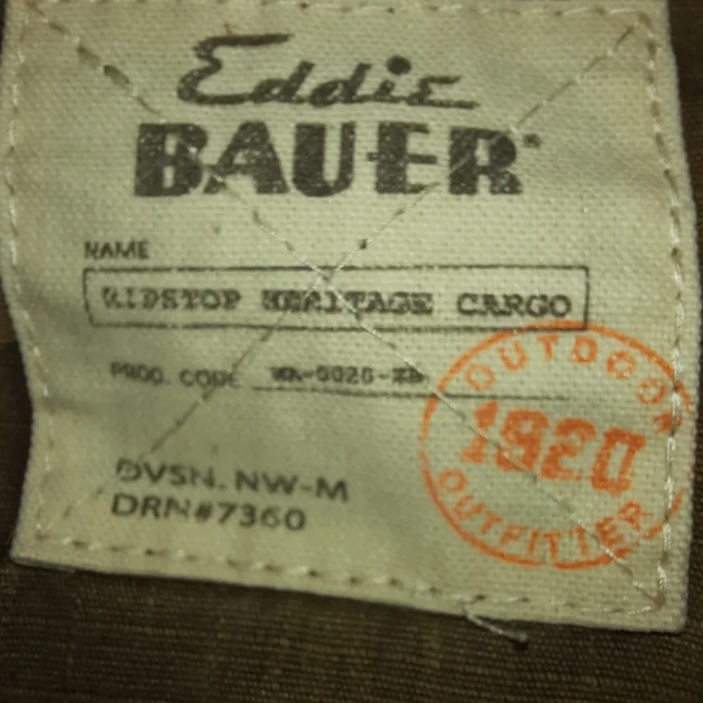 Eddie Bauer EB20 Ripstop Heritage Cargo Pants Tan SZ 38x32